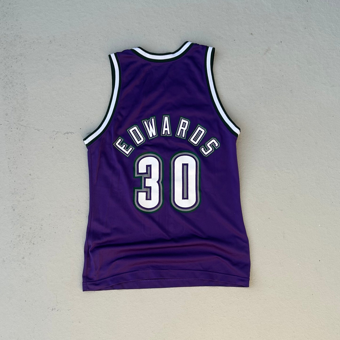 90's Purple Bucks Champion Basketball Jersey