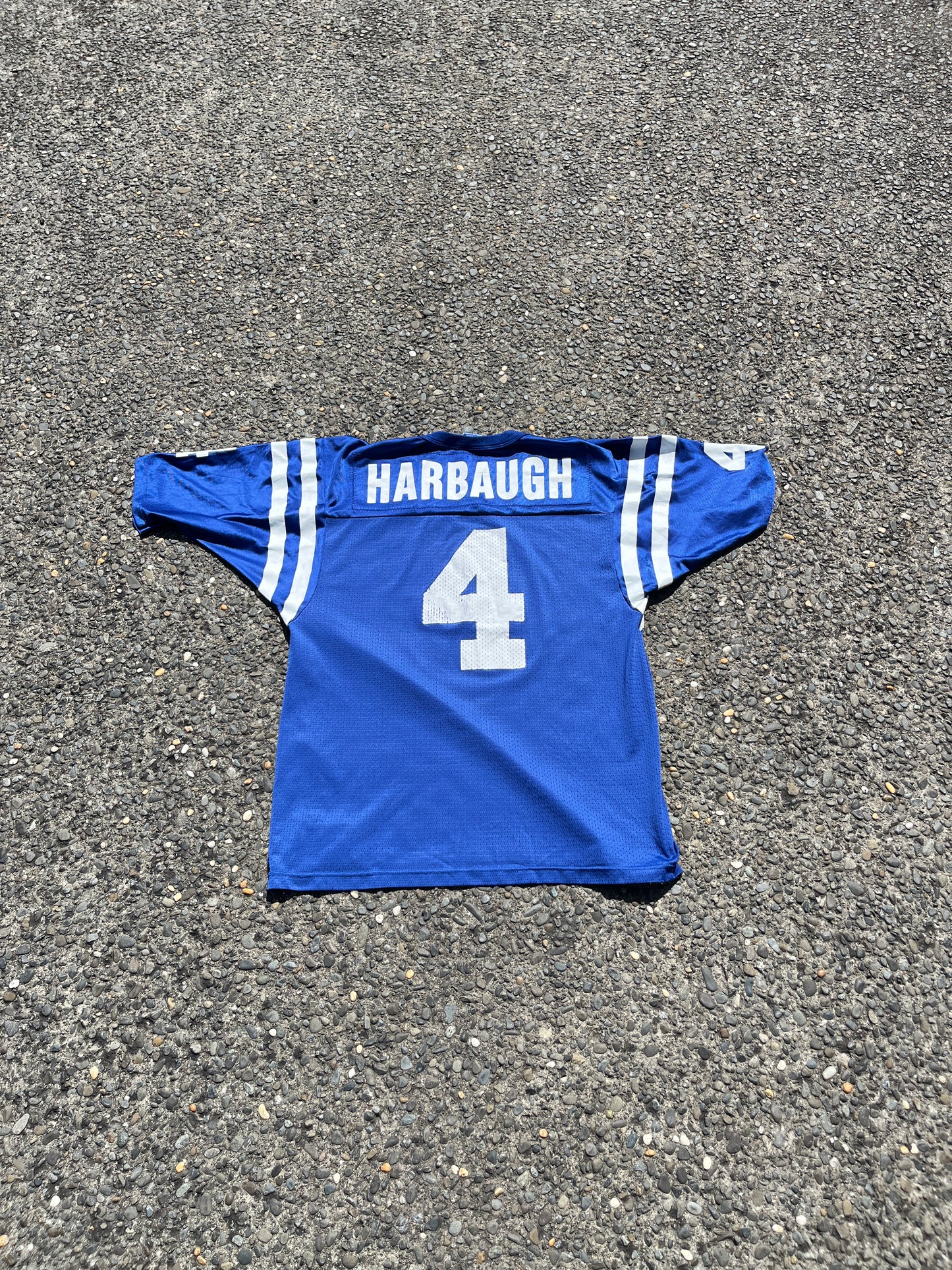 Vintage 90's Champion Jim Harbaugh #4 Indianapolis Colts NFL Jersey
