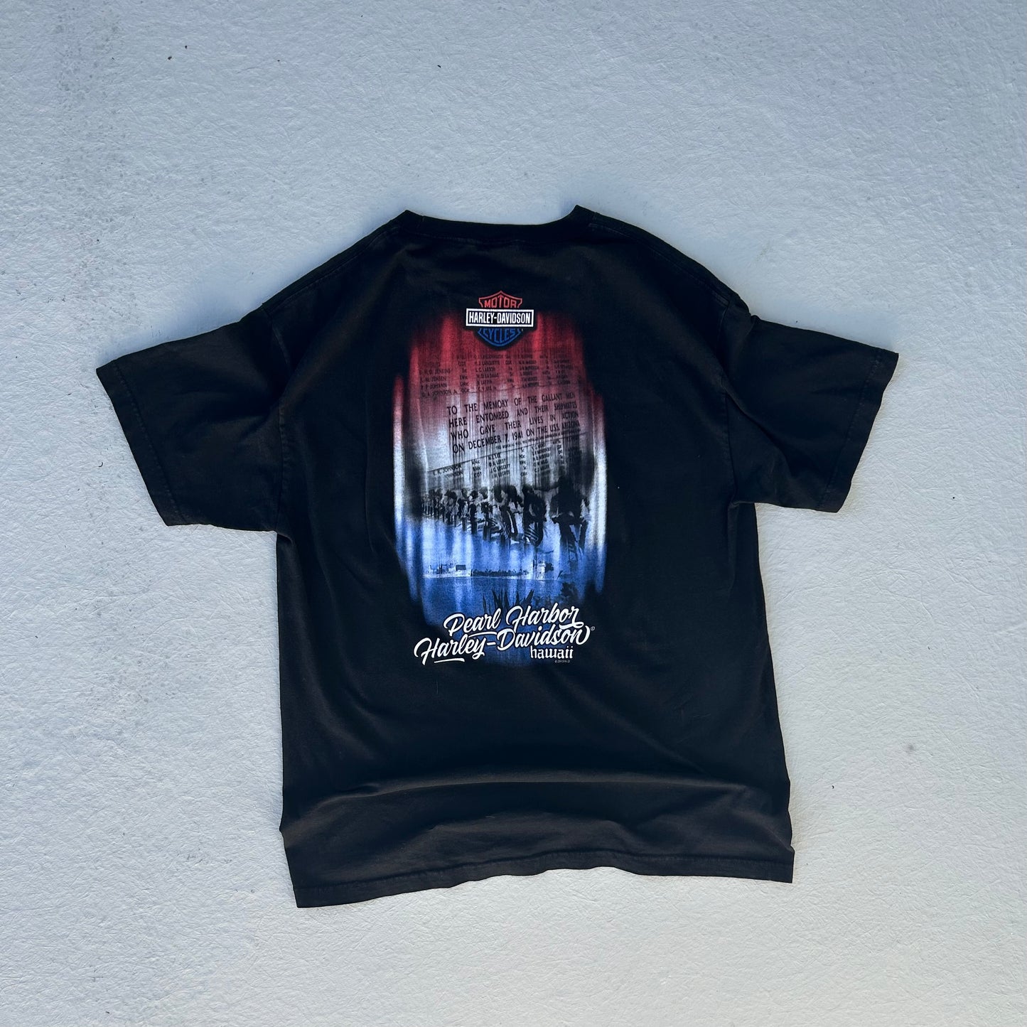Vintage Black Harley-Davidson Shirt - XL