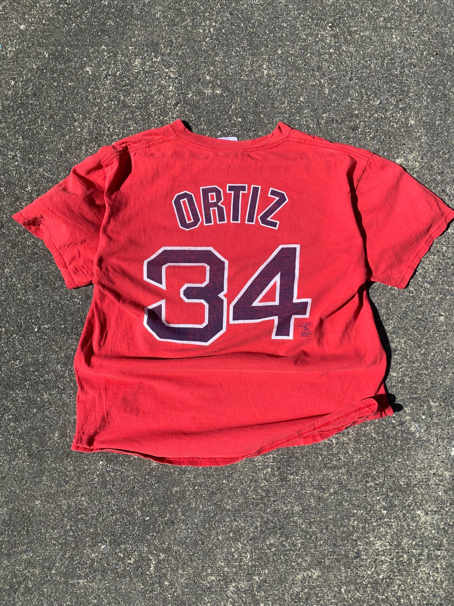 Vintage 2004 Boston Red Sox David Ortiz T-Shirt