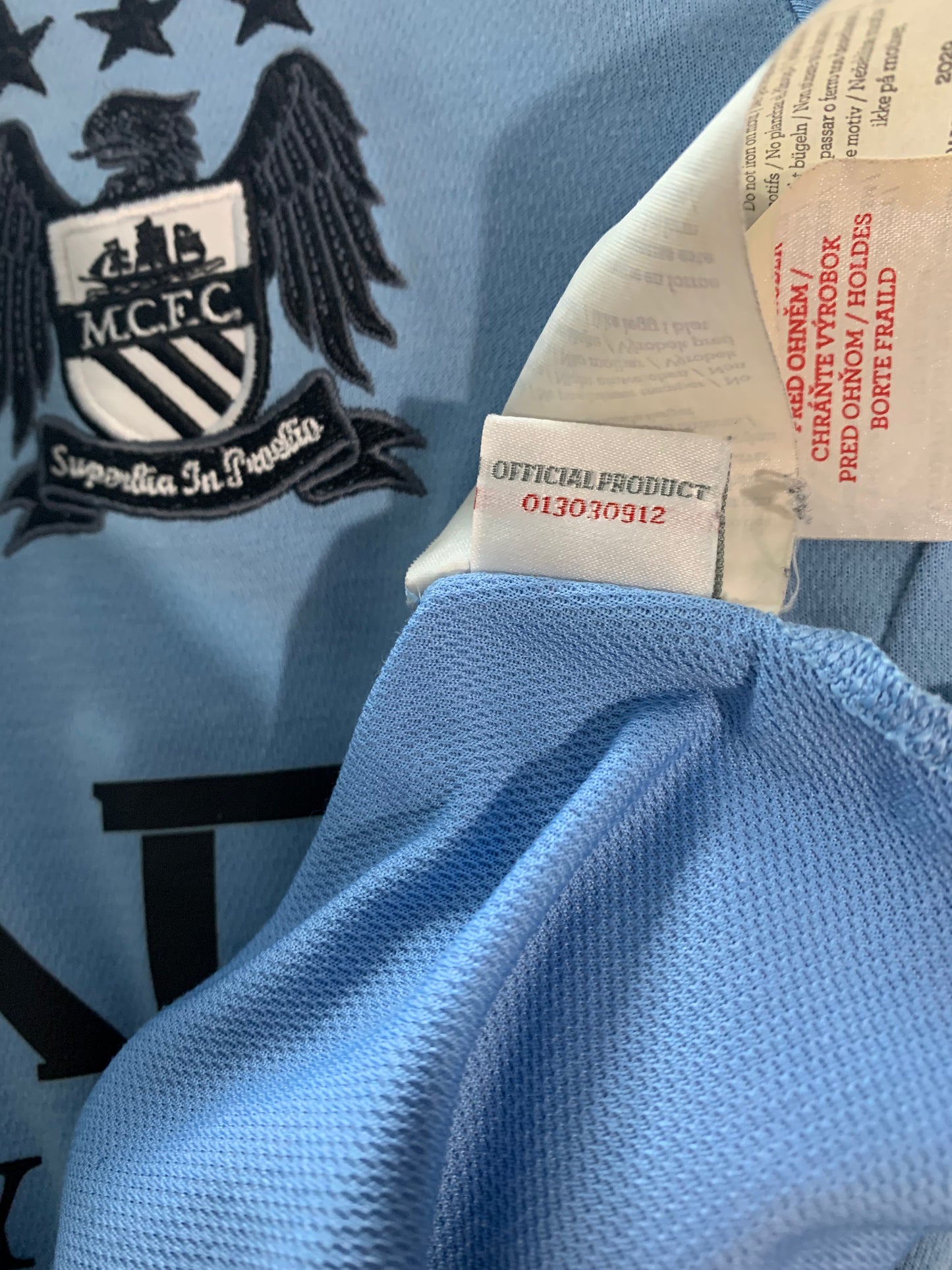 Manchester City 2012-2013 Home Kompany #4