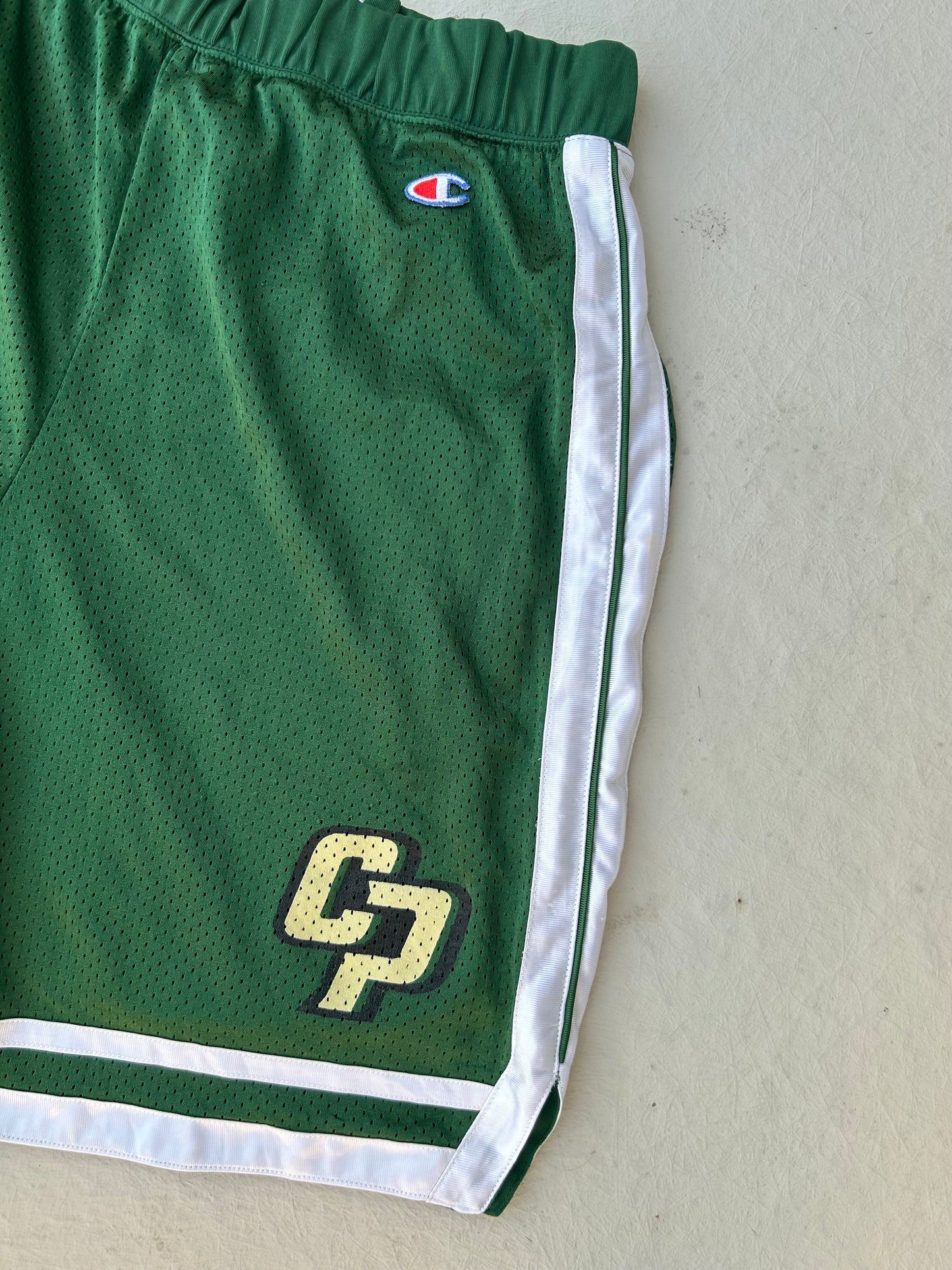 Early 2000's Green Champion Basketball Shorts - L