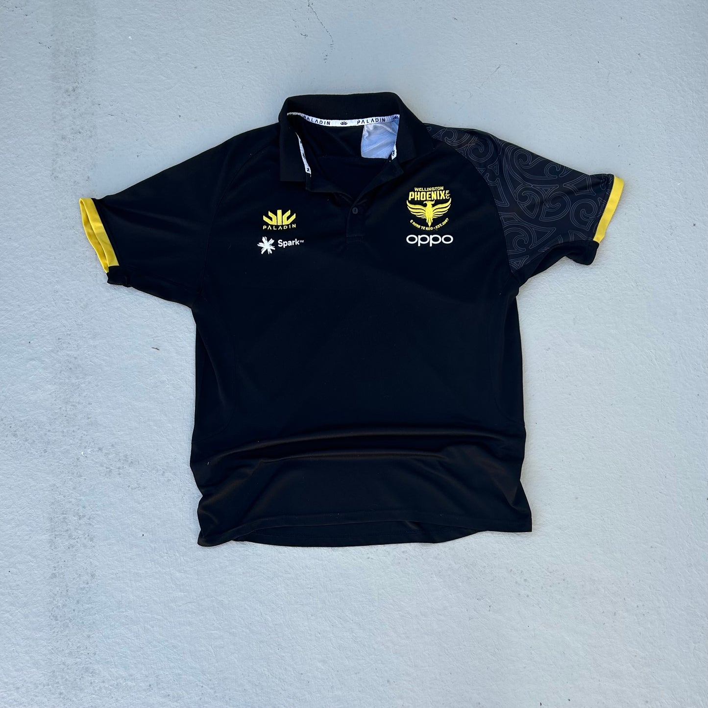2020's Black Wellington Phoenix Polo Shirt - XL