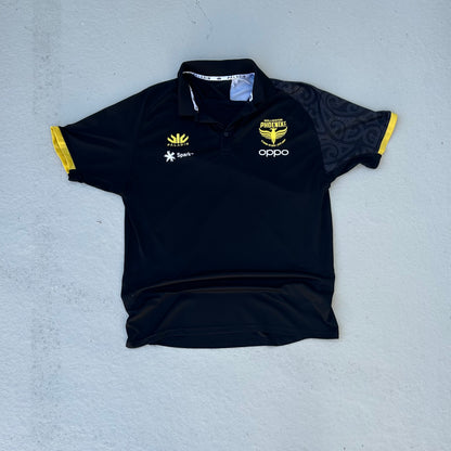 2020's Black Wellington Phoenix Polo Shirt - XL