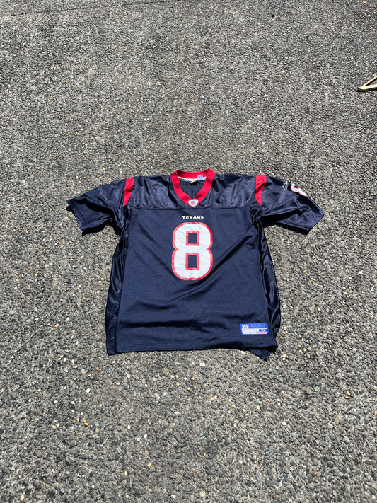 Vintage Houston Texans David Carr #8 Reebok Home Jersey