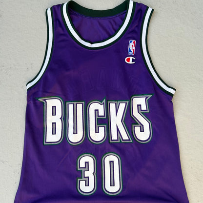 90's Purple Bucks Champion Basketball Jersey