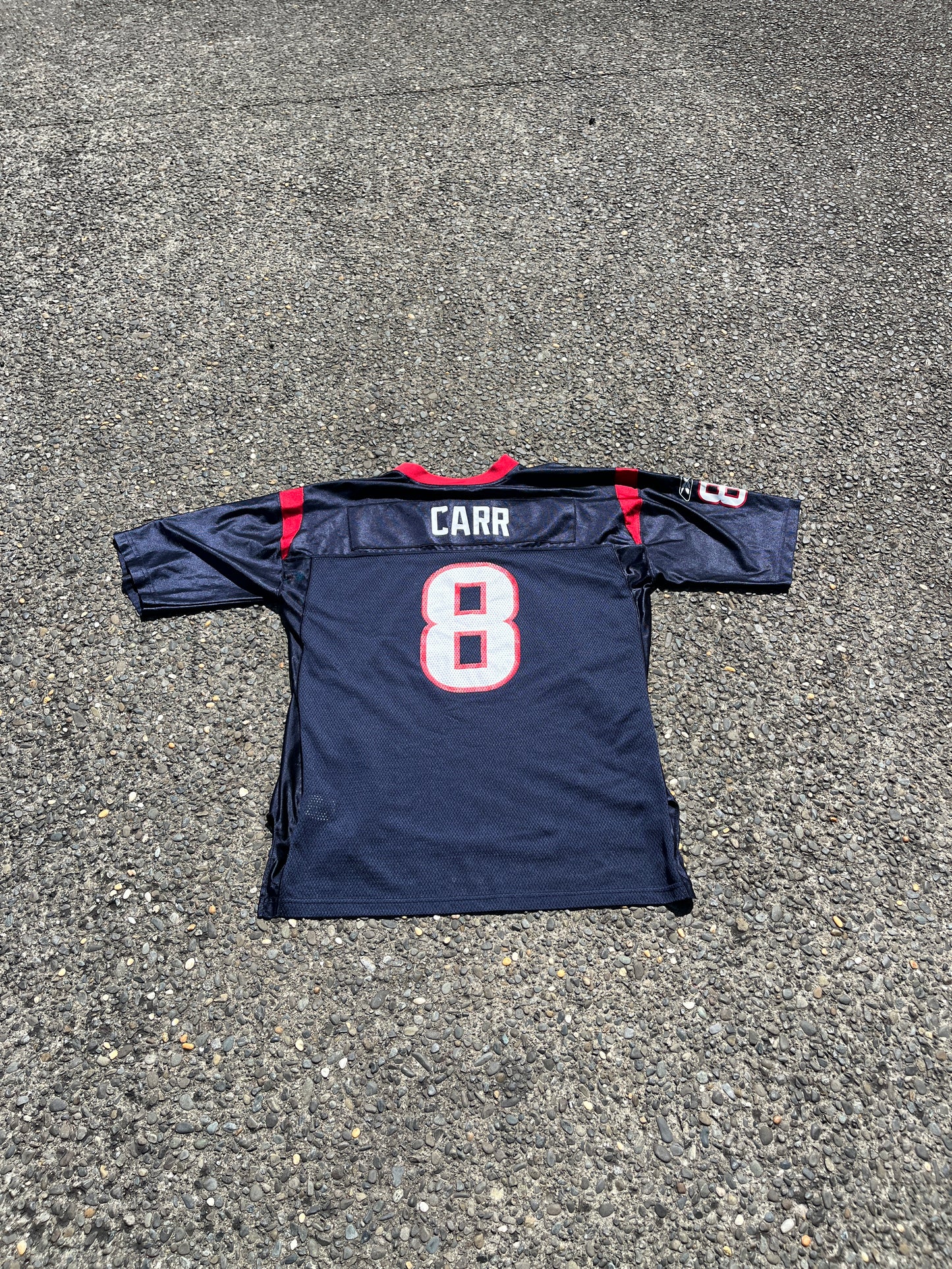 Vintage Houston Texans David Carr #8 Reebok Home Jersey