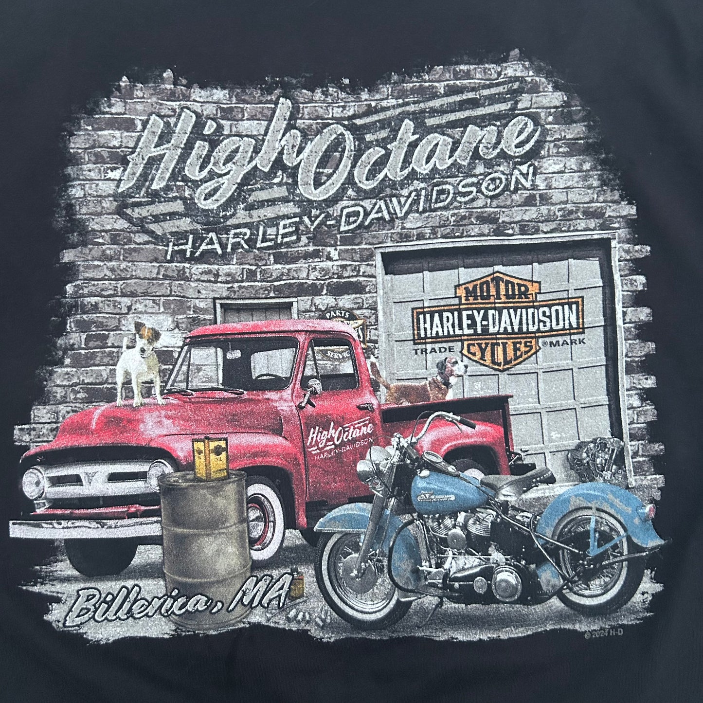 2000's Black Harley-Davidson Shirt - M