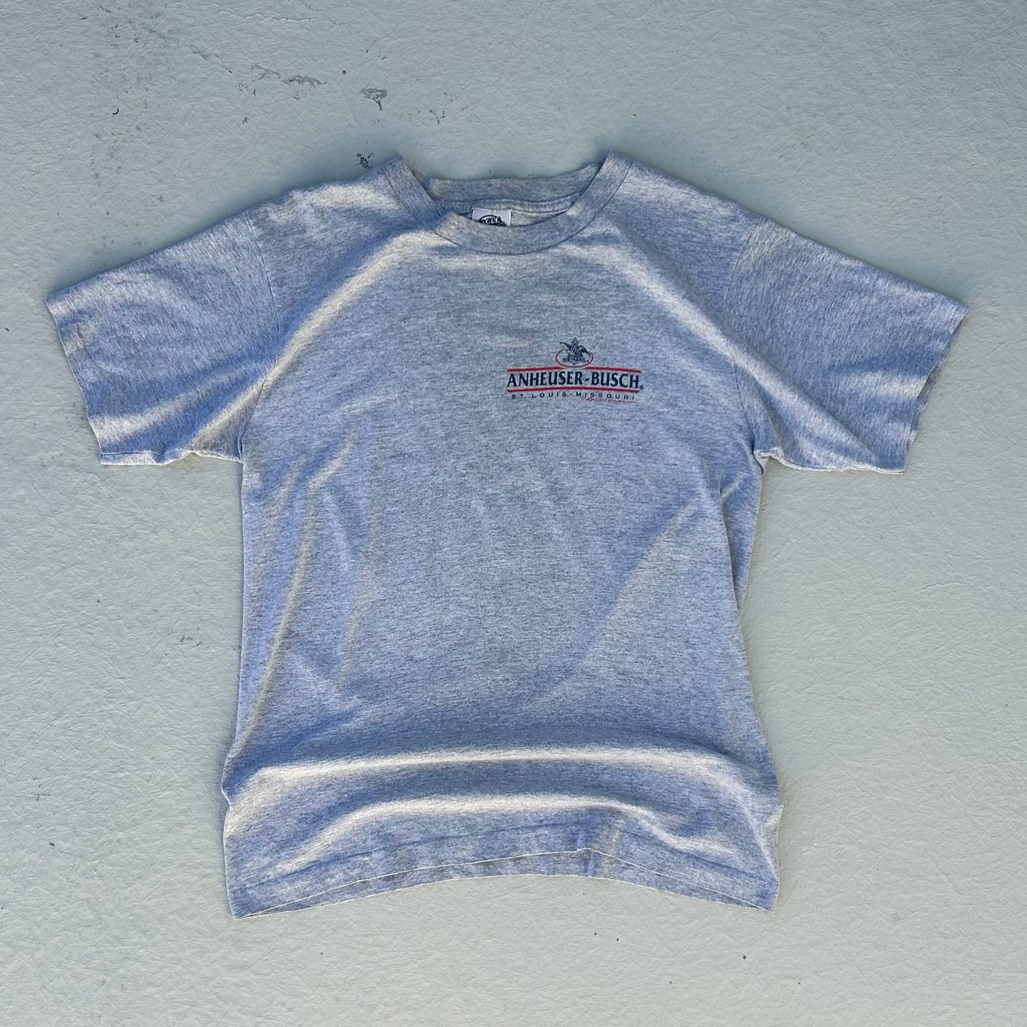 Vintage Grey Anheuser-Busch Shirt - M