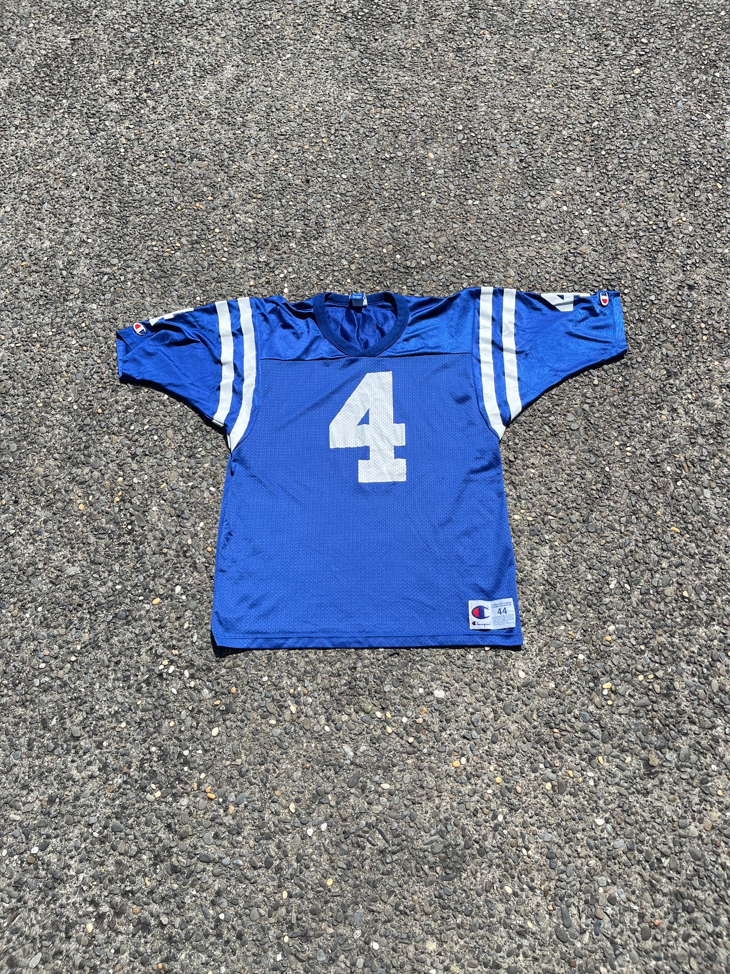 Vintage 90's Champion Jim Harbaugh #4 Indianapolis Colts NFL Jersey
