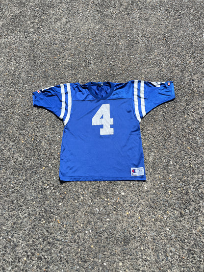 Vintage 90's Champion Jim Harbaugh #4 Indianapolis Colts NFL Jersey