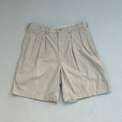 90's Brown Polo Ralph Lauren Chino Shorts - 34