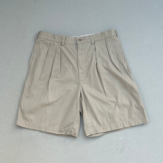 90's Brown Polo Ralph Lauren Chino Shorts - 34