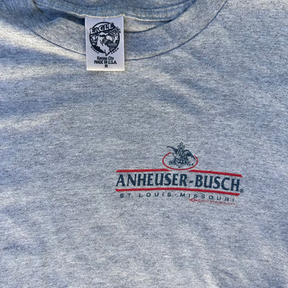 Vintage Grey Anheuser-Busch Shirt - M