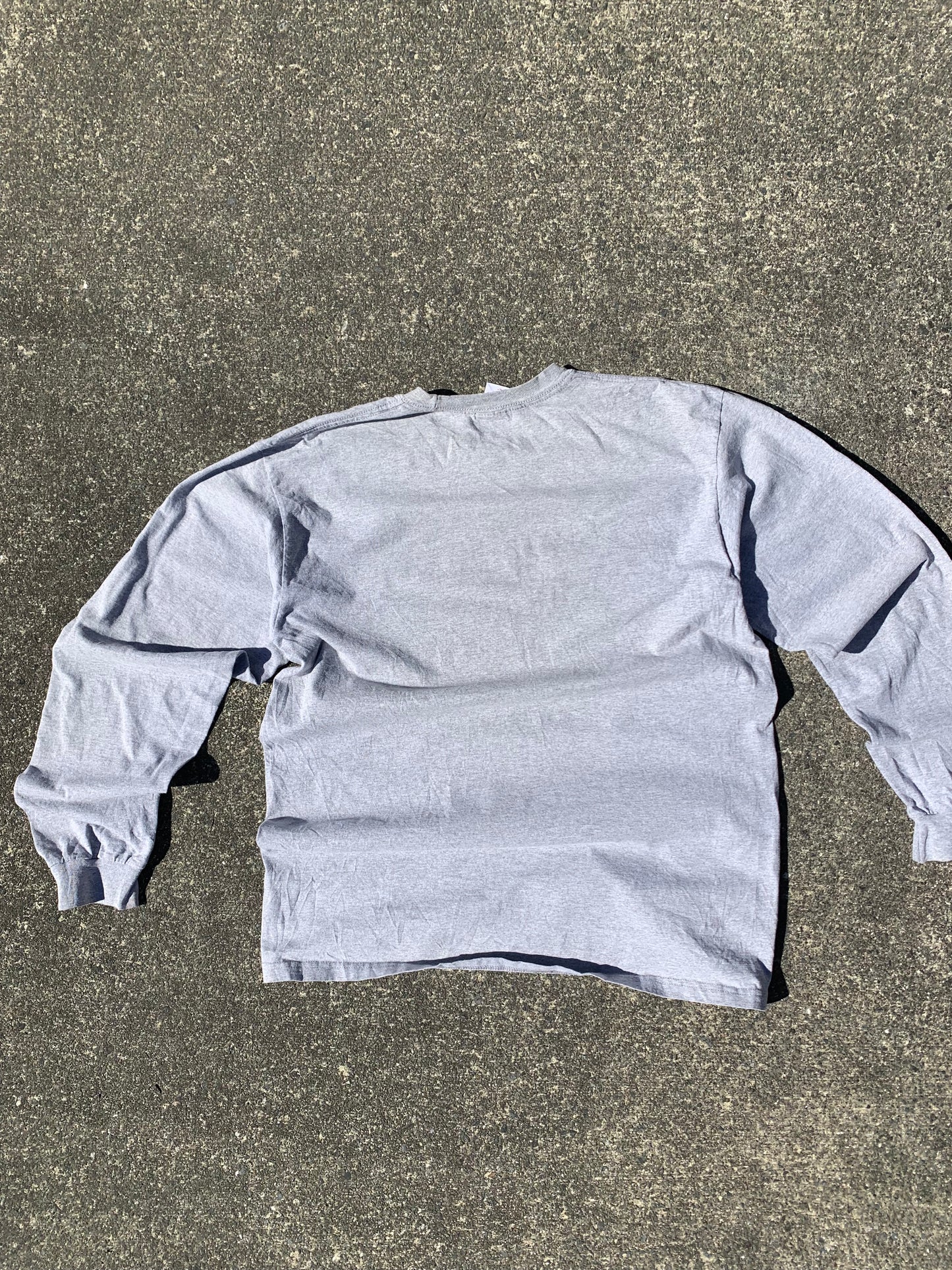 Vintage Grey Boston Red Sox Long Sleeve Shirt - L