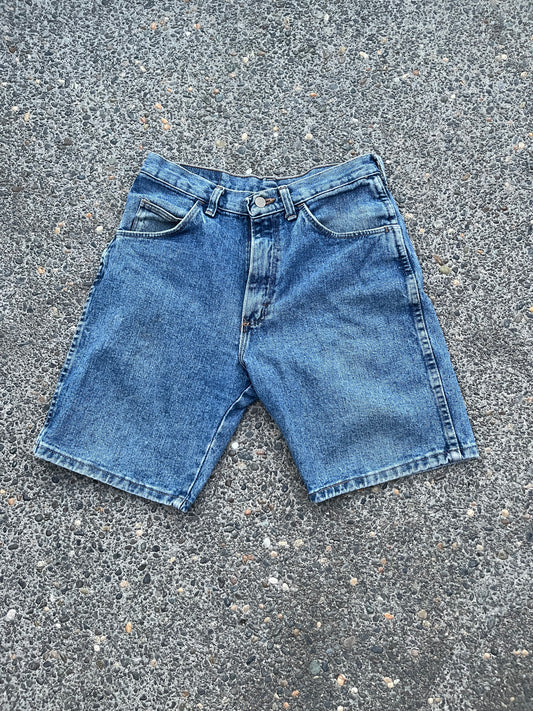 Vintage Dark Blue Wrangler Jorts - 30
