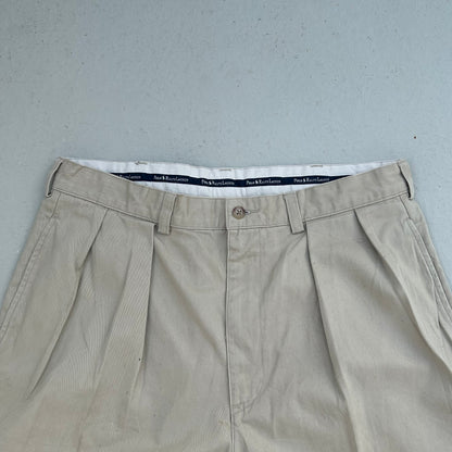90's Brown Polo Ralph Lauren Chino Shorts - 34