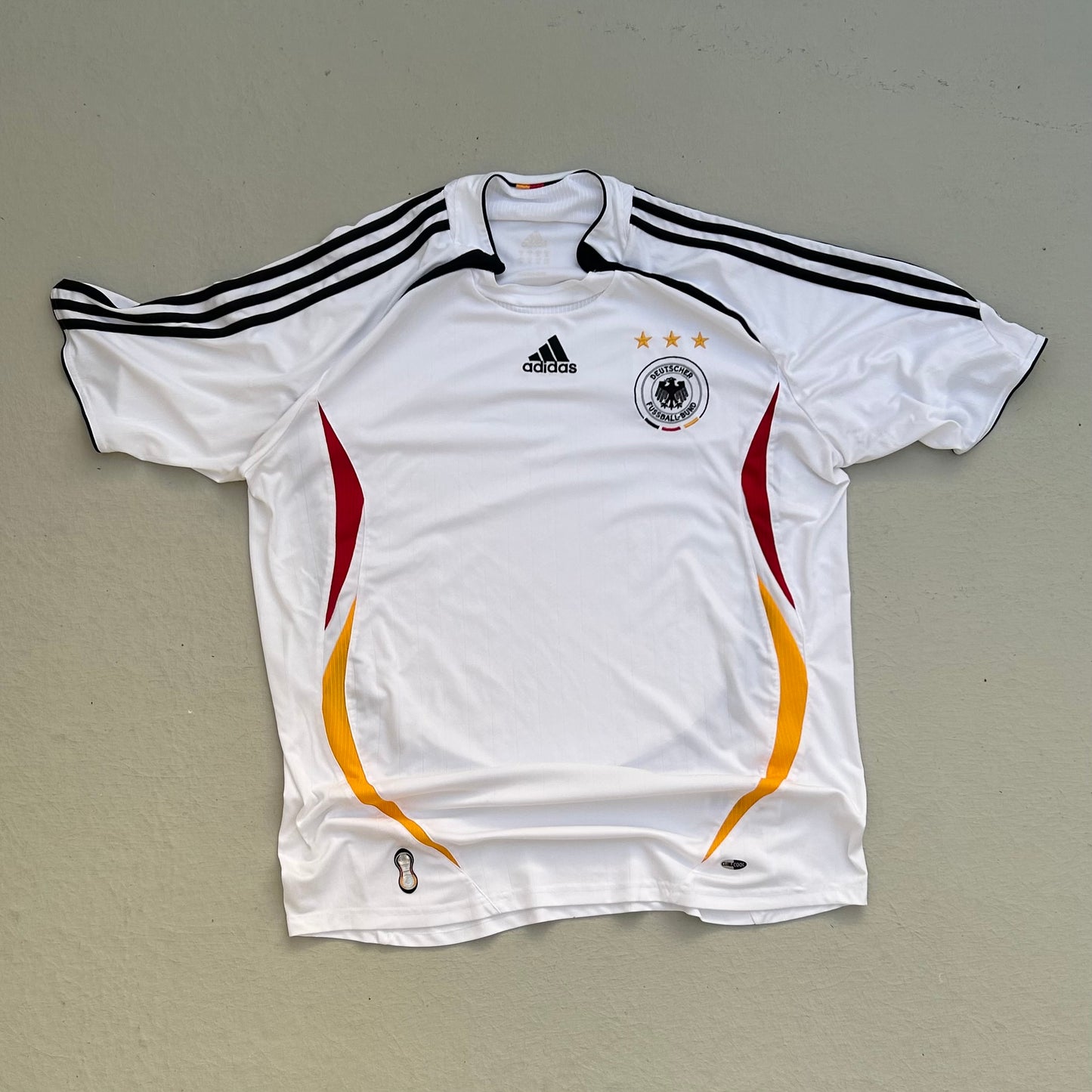 2006 Germany White Adidas Home Shirt - 2XL