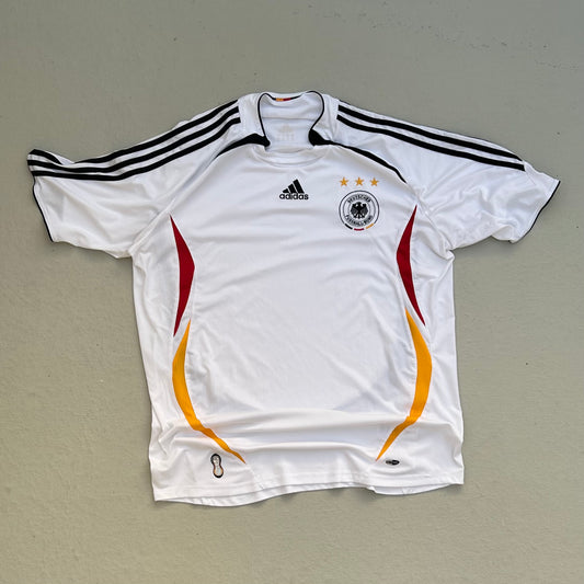 2006 Germany White Adidas Home Shirt - 2XL
