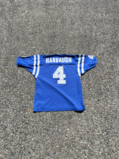 Vintage 90's Champion Jim Harbaugh #4 Indianapolis Colts NFL Jersey
