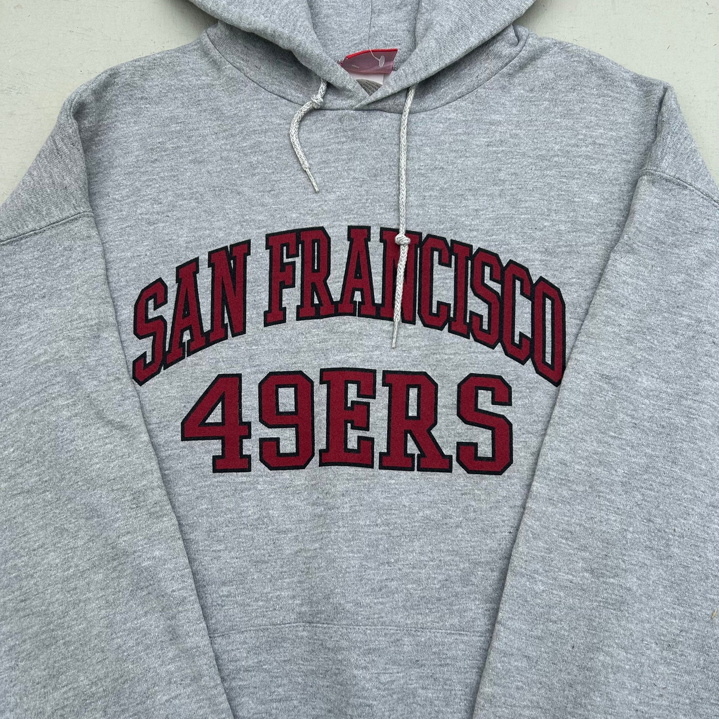 90s Grey NFL San Francisco 49ers Hoodie - L