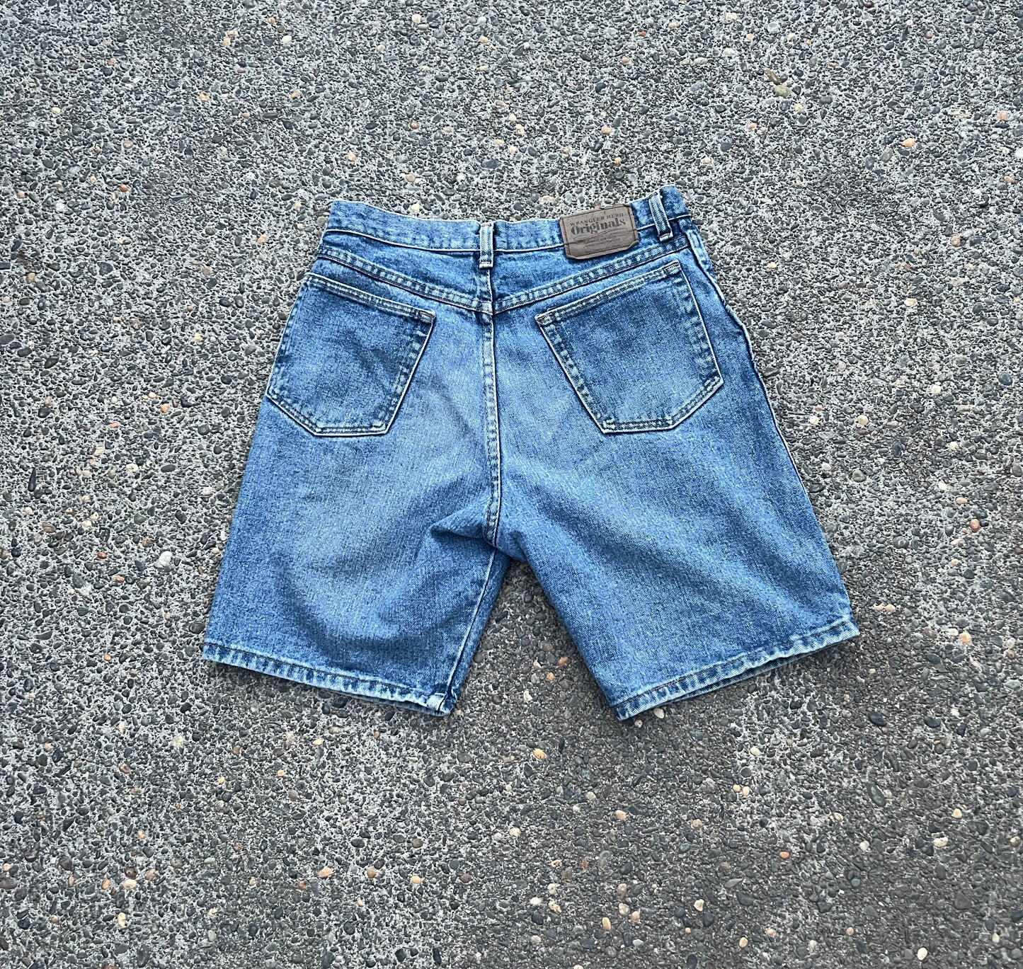 Vintage Dark Blue Wrangler Jorts - 30