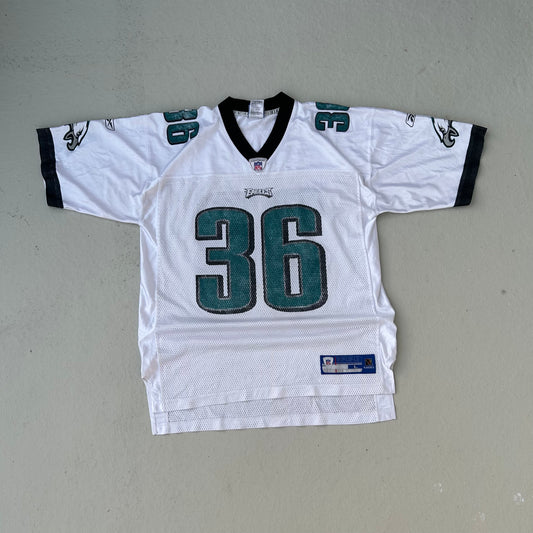 2000's Philadelphia Eagles White Reebok Jersey - L