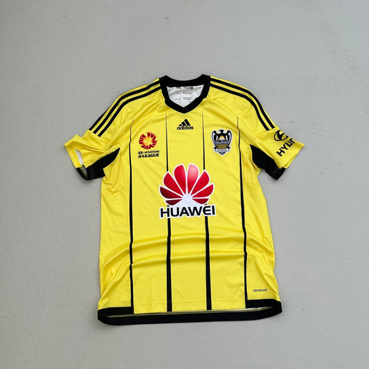 2015-16 Wellington Phoenix Yellow Adidas Home Shirt - L