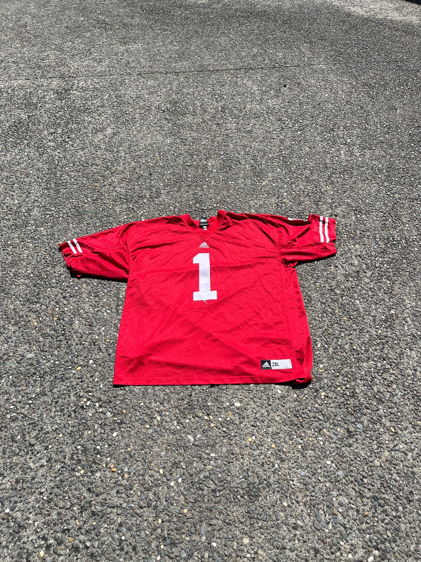 Vintage Adidas Red Football Jersey