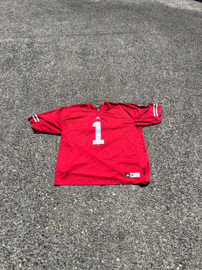 Vintage Adidas Red Football Jersey