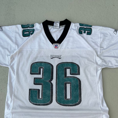2000's Philadelphia Eagles White Reebok Jersey - L
