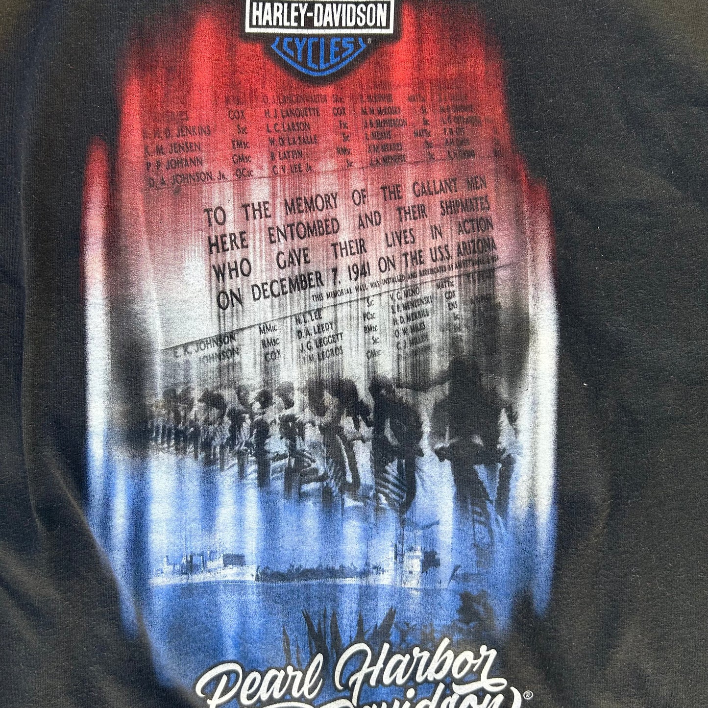 Vintage Black Harley-Davidson Shirt - XL