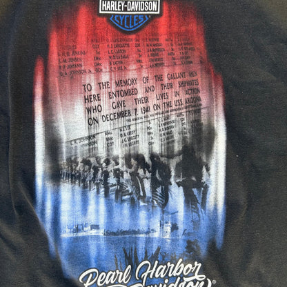 Vintage Black Harley-Davidson Shirt - XL