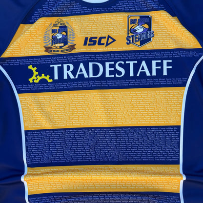 2010's Bay Of Plenty Steamers Yellow Rugby Jersey - XL