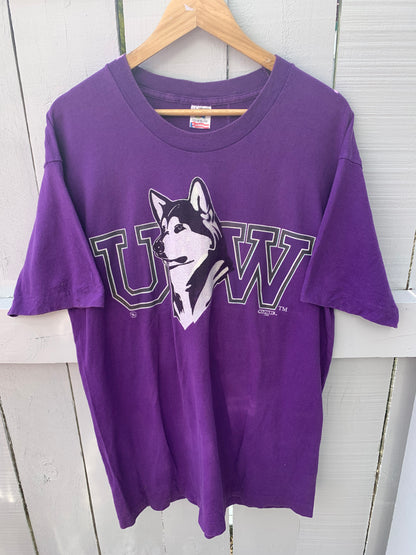 Vintage 1990s University of Washington Huskies T-Shirt